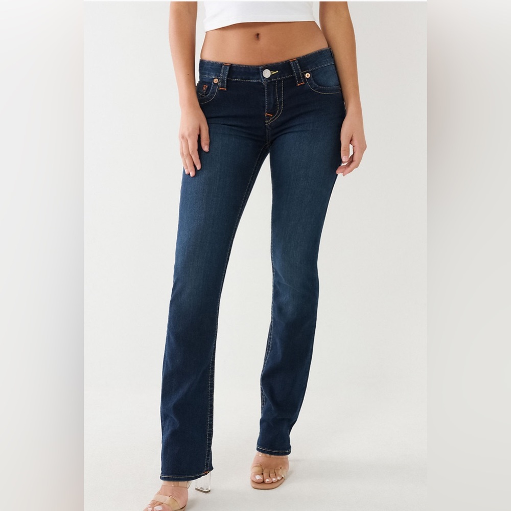 True Religion, Billie Mid Rise Straight, size 32